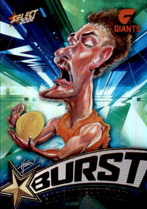 Harry Perryman, Starburst Shatter, 2022 Select AFL Footy Stars