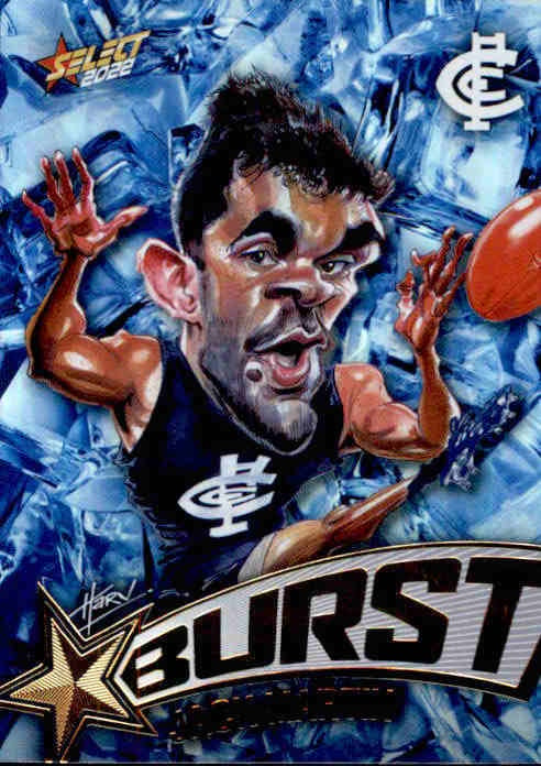 Jack Martin, Starburst Ice, 2022 Select AFL Footy Stars