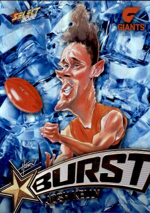 Josh Kelly , Starburst Ice, 2022 Select AFL Footy Stars