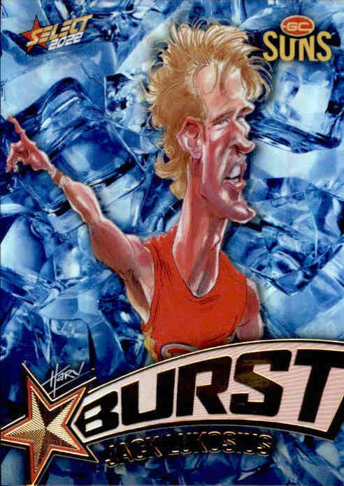 Jack Lukosius, Starburst Ice, 2022 Select AFL Footy Stars