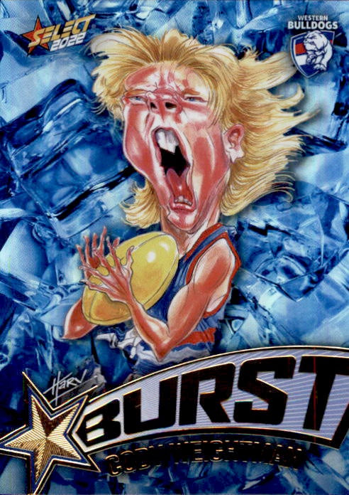 Cody Weightman, Starburst Ice, 2022 Select AFL Footy Stars