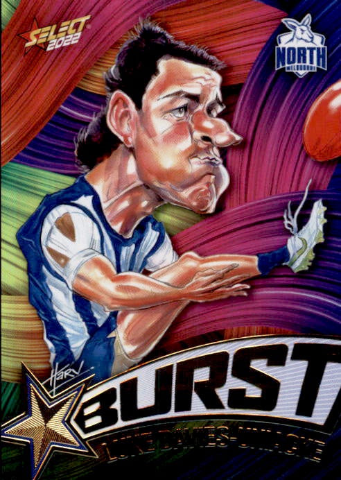 Luke Davies-Uniacke, Starburst Paint, 2022 Select AFL Footy Stars