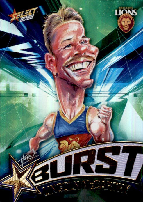 Lincoln McCarthy, Starburst Shatter, 2022 Select AFL Footy Stars