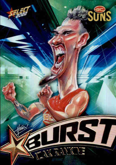 Izak Rankine, Starburst Shatter, 2022 Select AFL Footy Stars