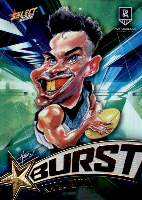 Karl Amon, Starburst Shatter, 2022 Select AFL Footy Stars
