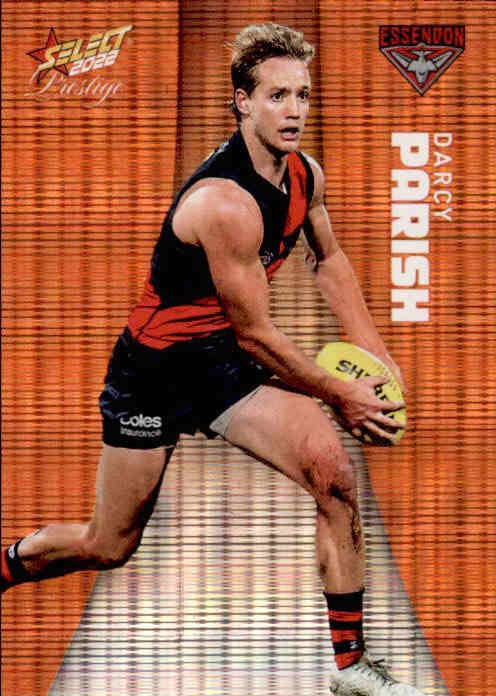 Darcy Parish, Orange Parallel, 2022 Select AFL Prestige