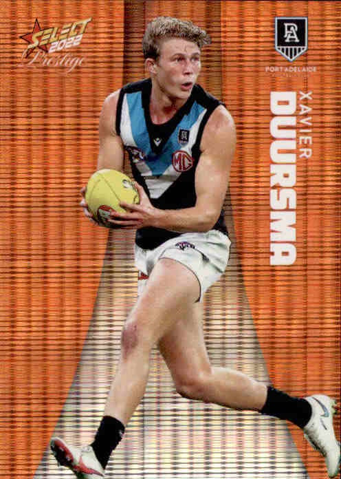 Xavier Duursma, Orange Parallel, 2022 Select AFL Prestige