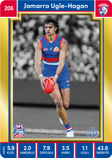 Jamarra Ugle-Hagan, 206, Gold Parallel, 2023 Teamcoach AFL