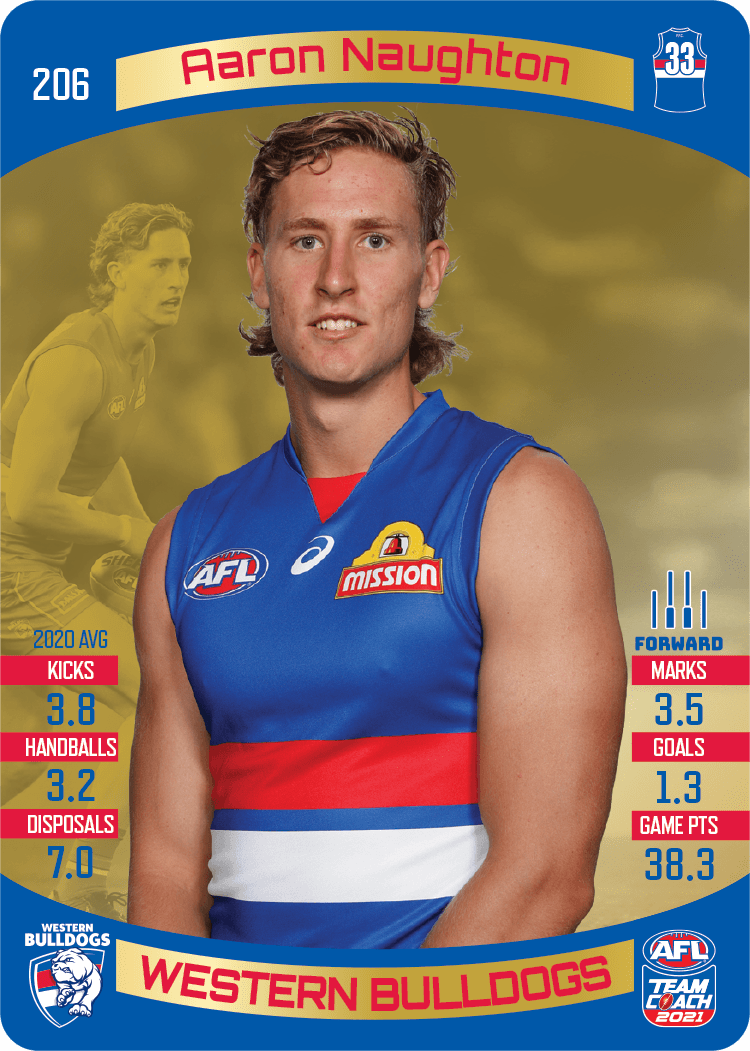 Aaron Naughton, Gold, 2021 Teamcoach AFL