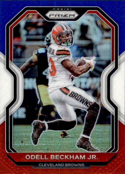 Odell Beckham Jr, Red White Blue Prizm, 2020 Panini Prizm Football NFL