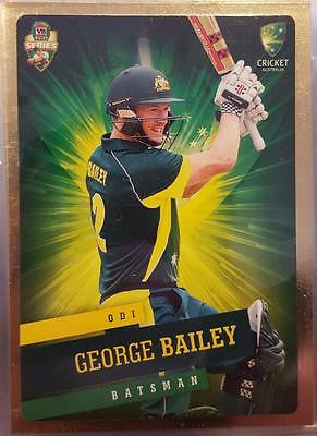 2015-16 Tap'n'play CA BBL 05 Cricket, Gold Parallel, George Bailey, #17