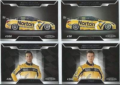 2013 ESP V8 Supercars, Nissan Norton 360 Racing, Team Set, CARUSO, MOFFAT