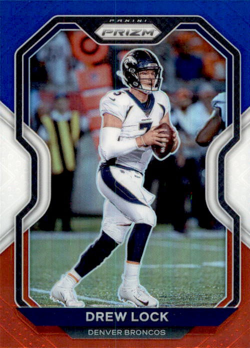 Drew Lock, Red White Blue Prizm, 2020 Panini Prizm Football NFL
