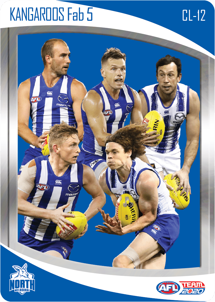 North Melbourne Kangaroos, Fab 5 Checklist, 2020 Teamcoach AFL