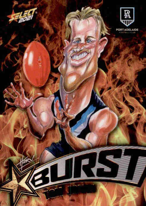 Tom Jonas, Fire Starburst, 2021 Select AFL Footy Stars