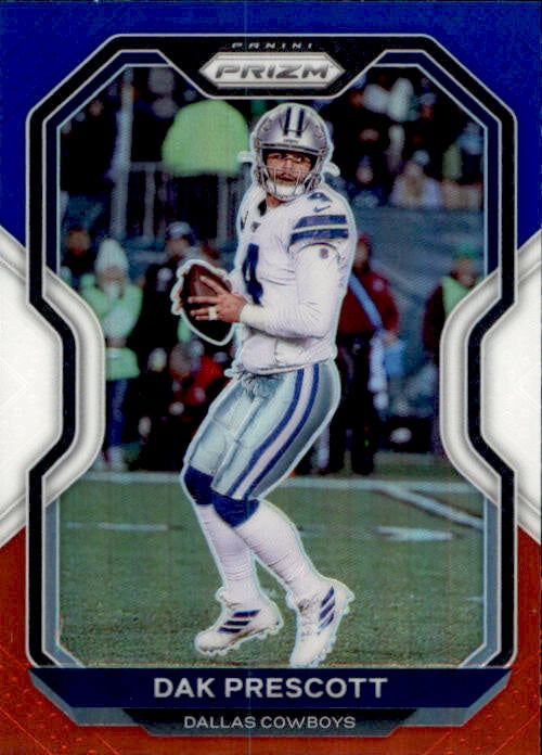 Dak Prescott, Red White Blue Prizm, 2020 Panini Prizm Football NFL