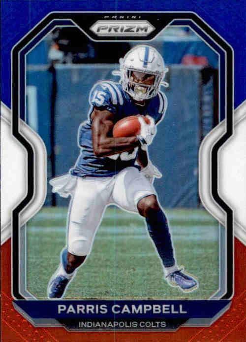 Parris Campbell, Red White Blue Prizm, 2020 Panini Prizm Football NFL