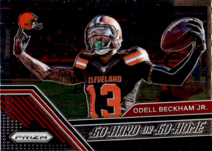 Odell Beckham Jr, Go Hard or Go Home, 2020 Panini Prizm Football NFL
