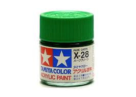 TAMIYA ACRYLIC MINI X-28 PARK GREEN 10ml