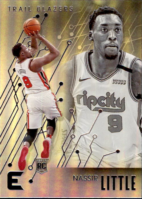 Nassir Little, RC, Essentials, 2019-20 Panini Chronicles NBA Basketball