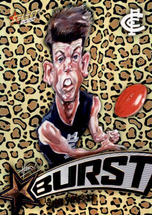 Sam Walsh, Leopard Starburst, 2020 Select AFL Footy Stars