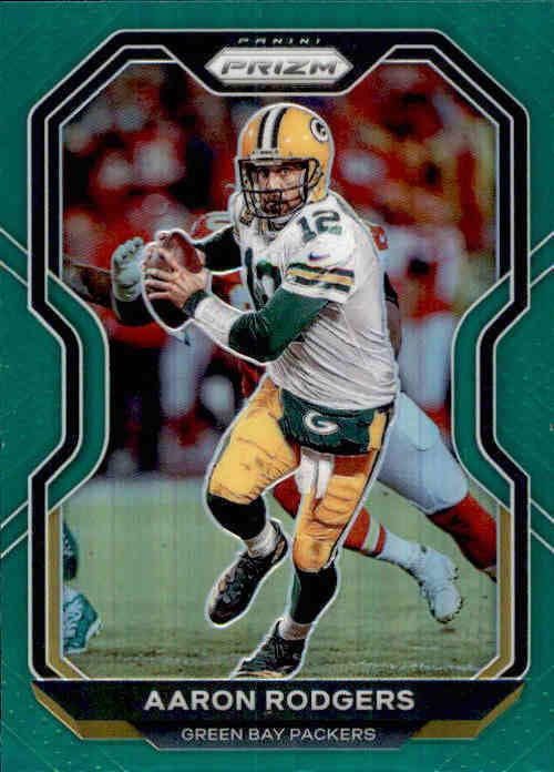 Aaron Rodgers, Green Prizm, 2020 Panini Prizm Football NFL