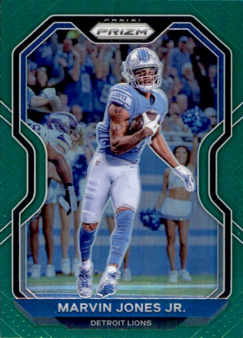 Marvin Jones Jr, Green Prizm, 2020 Panini Prizm Football NFL