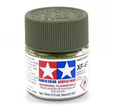 TAMIYA ACRYLIC MINI XF-67 NATO GREEN 10ml