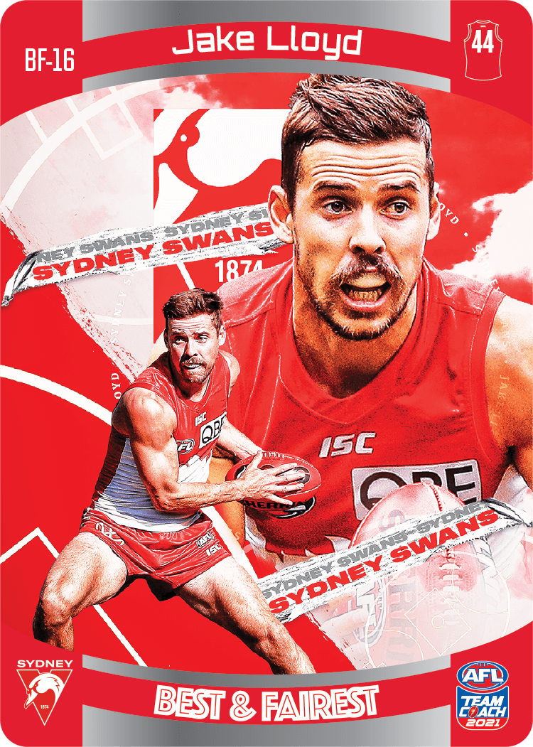 Jake Lloyd, Best & Fairest, 2021 Teamcoach AFL
