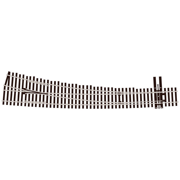 PECO #7 Right Hand Curved Turnout Electrofrog SL-E8376