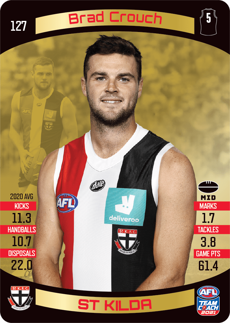 Brad Crouch, Gold, 2021 Teamcoach AFL