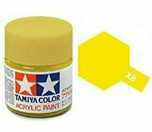 TAMIYA ACRYLIC MINI X-8 LEMON YELLOW 10ml