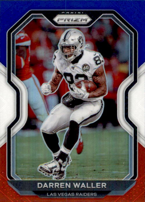 Darren Waller, Red White Blue Prizm, 2020 Panini Prizm Football NFL