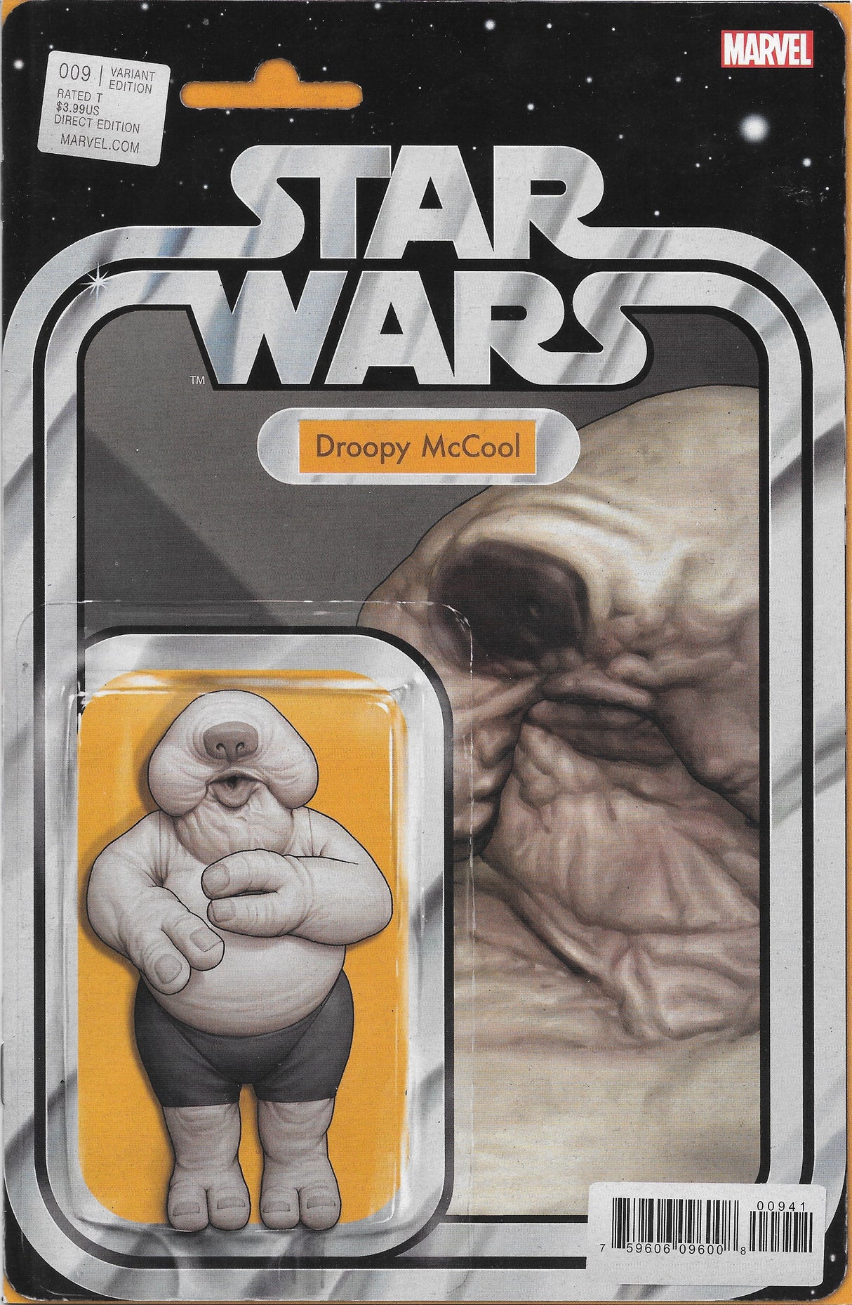 Star Wars #9 Comic Carded Droopy McCool Variant