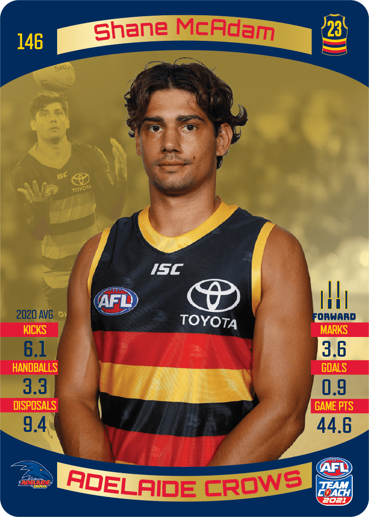 Shane McAdam, Gold, 2021 Teamcoach AFL