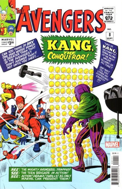 The Avengers, #8 Facsimile Comic, 1st app. Kang The Conqueror