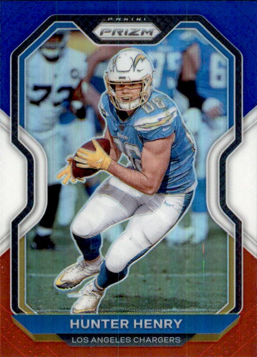 Hunter Henry, Red White Blue Prizm, 2020 Panini Prizm Football NFL