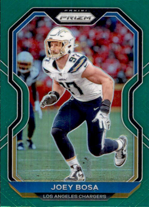 Joey Bosa, Green Prizm, 2020 Panini Prizm Football NFL