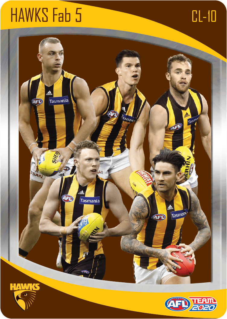 Hawthorn Hawks, Fab 5 Checklist, 2020 Teamcoach AFL