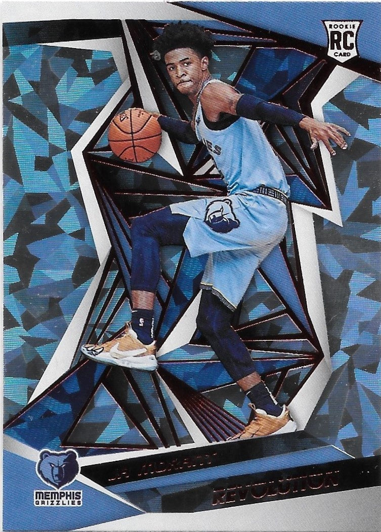 Ja Morant, #102, RC, Chinese New Year Cracked Ice, 2019-20 Panini Revolution Basketball NBA