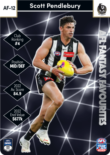 Scott Pendlebury, AFL Fantasy Favourites, 2023 Teamcoach AFL