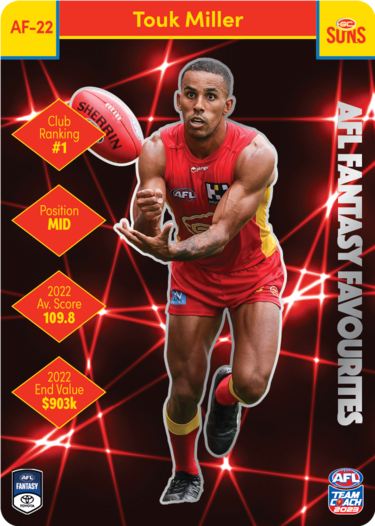 Touk Miller, AFL Fantasy Favourites, 2023 Teamcoach AFL