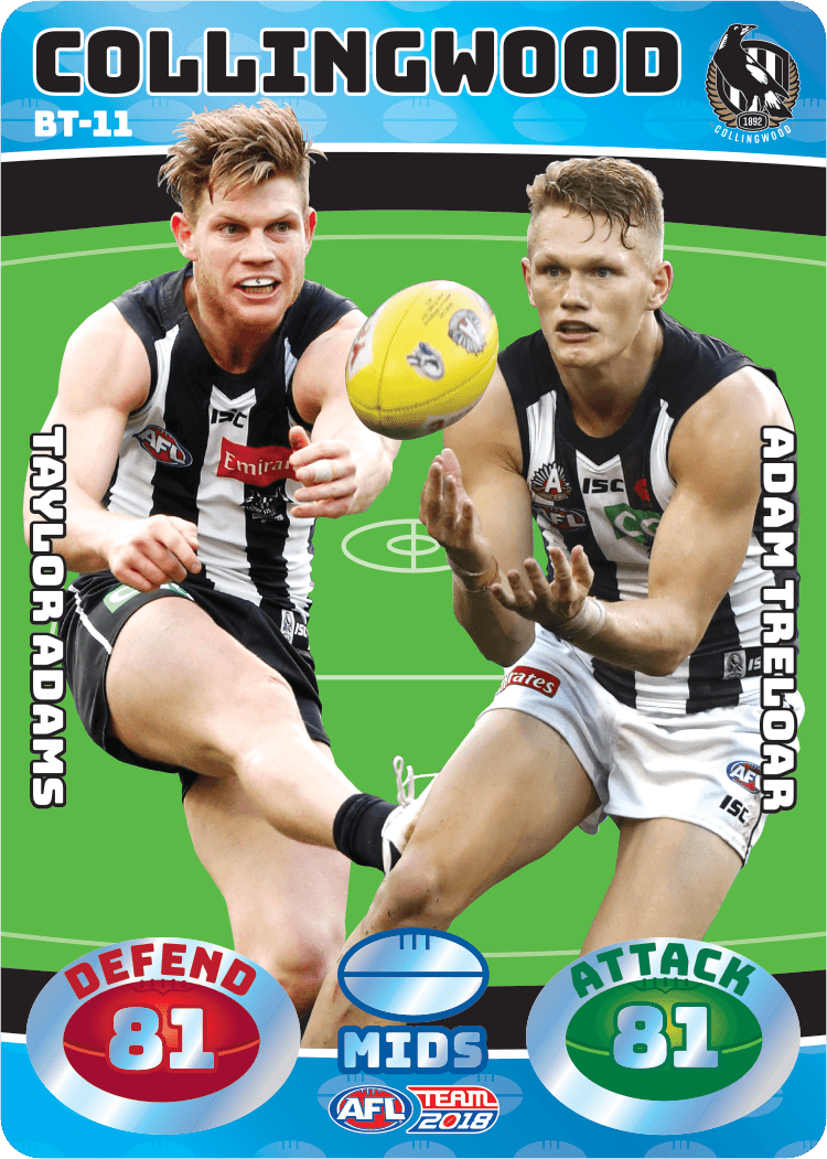 Adams & Treloar, Battle Teams, 2018 Teamcoach AFL