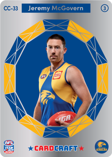 Jeremy McGovern, Card Craft #3, 2023 Teamcoach AFL