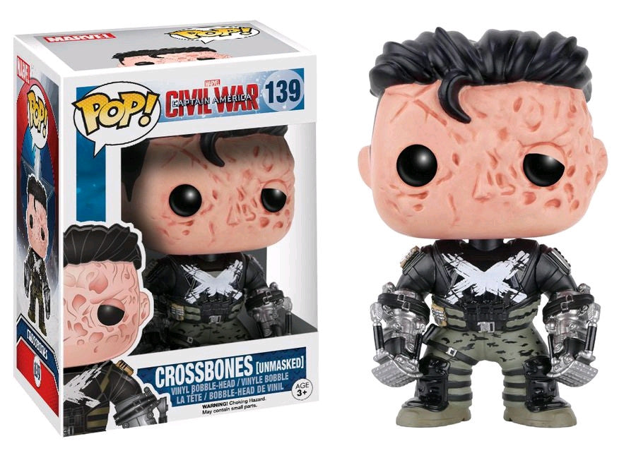 Crossbones Unmasked, Marvel Captain America Civil War Pop Vinyl