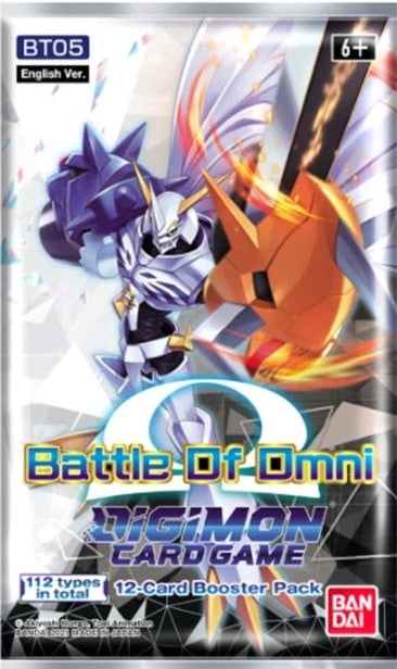 Digimon Card Game Series 05 Battle of Omni BT05 Booster Pack