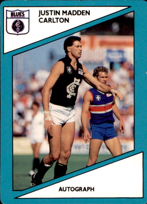 Justin Madden, 1988 Scanlens VFL