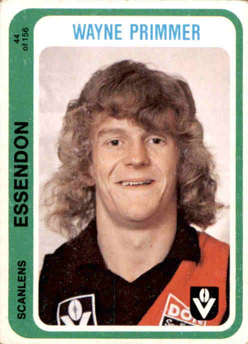 Wayne Primmer, 1979 Scanlens VFL
