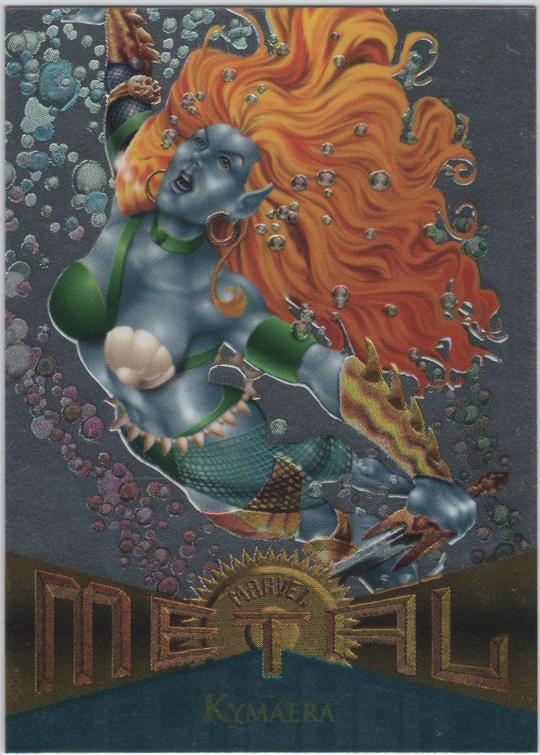 Kymaera, #65, Silver Flasher Parallel, 1995 Marvel Metal Universe