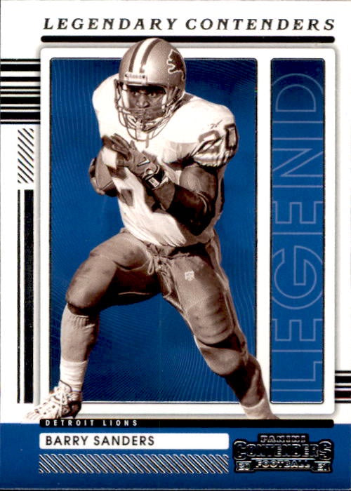 Barry Sanders, Legendary Contenders, 2021 Panini Contenders Football NFL